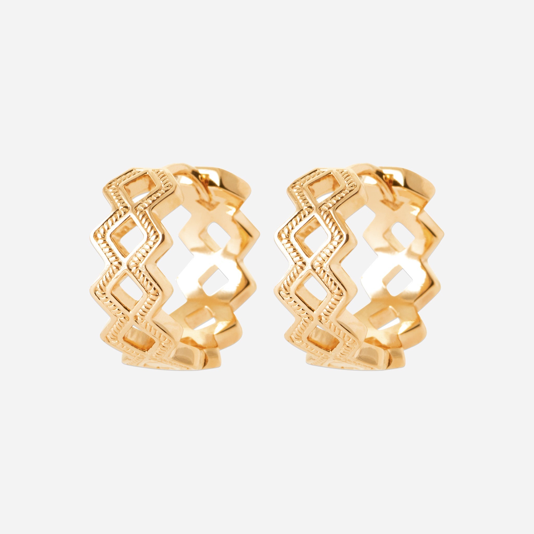 Smeraldo Kreolen Ohrringe Kreolen Mina gold