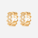 Smeraldo Kreolen Ohrringe Kreolen Mina gold