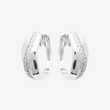 Smeraldo Kreolen Ohrringe Ohrringe Romana silber