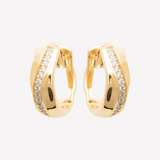 Smeraldo Kreolen Ohrringe Ohrringe Romana gold