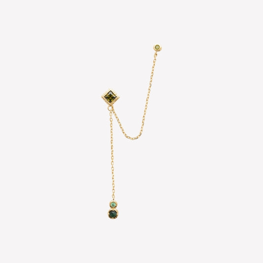 Smeraldo Ohrstecker Ohrringe Monoohrring Adriana gold