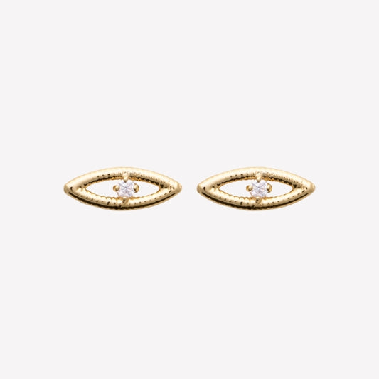 Smeraldo Ohrstecker Ohrringe Ohrringe Aprilia gold