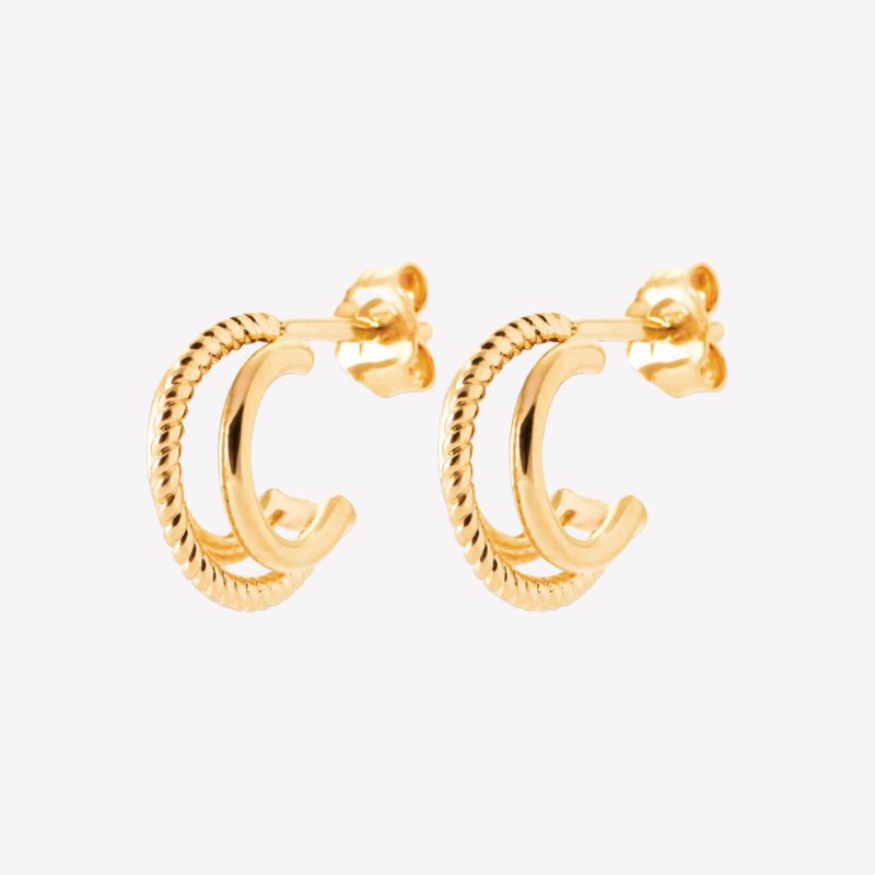 Smeraldo Ohrstecker Ohrringe Ohrringe Cosima gold