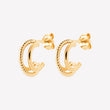 Smeraldo Ohrstecker Ohrringe Ohrringe Cosima gold