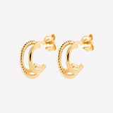 Smeraldo Ohrstecker Ohrringe Ohrringe Cosima gold
