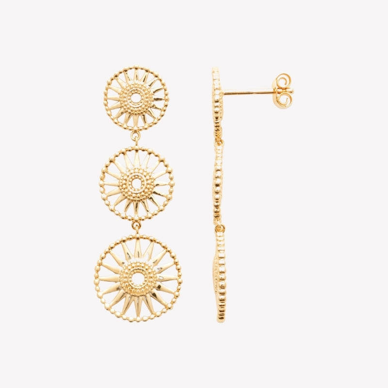 Smeraldo Ohrstecker Ohrringe Ohrringe Riccarda gold