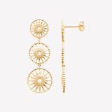 Smeraldo Ohrstecker Ohrringe Ohrringe Riccarda gold