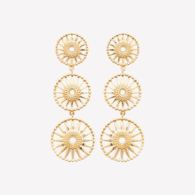 Smeraldo Ohrstecker Ohrringe Ohrringe Riccarda gold