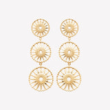 Smeraldo Ohrstecker Ohrringe Ohrringe Riccarda gold