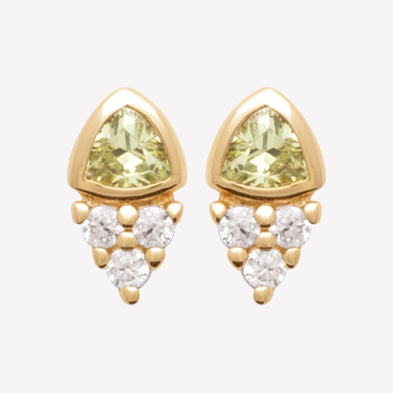 Smeraldo Ohrstecker Ohrringe Ohrstecker Capri gold