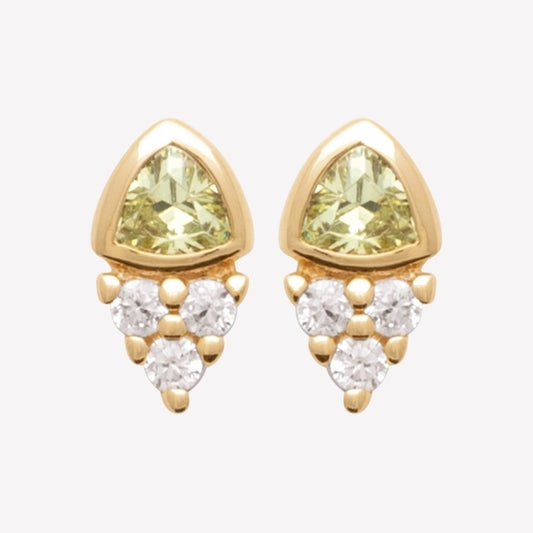 Smeraldo Ohrstecker Ohrringe Ohrstecker Capri gold