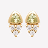 Smeraldo Ohrstecker Ohrringe Ohrstecker Capri gold