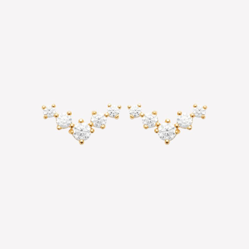 Smeraldo Ohrstecker Ohrringe Ohrstecker Carinna gold