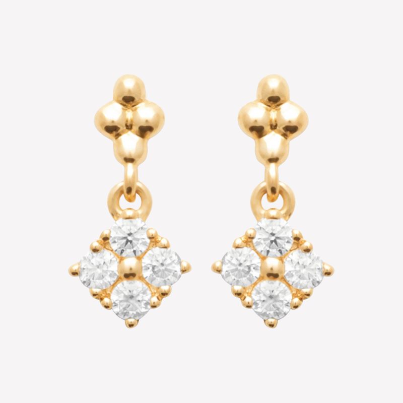 Smeraldo Ohrstecker Ohrringe Ohrringe Corina gold