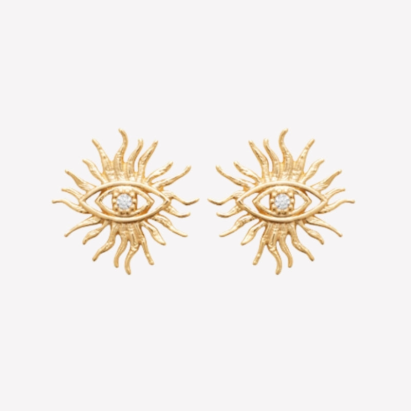Smeraldo Ohrstecker Ohrringe Ohrstecker Eolie gold