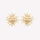 Smeraldo Ohrstecker Ohrringe Ohrstecker Eolie gold