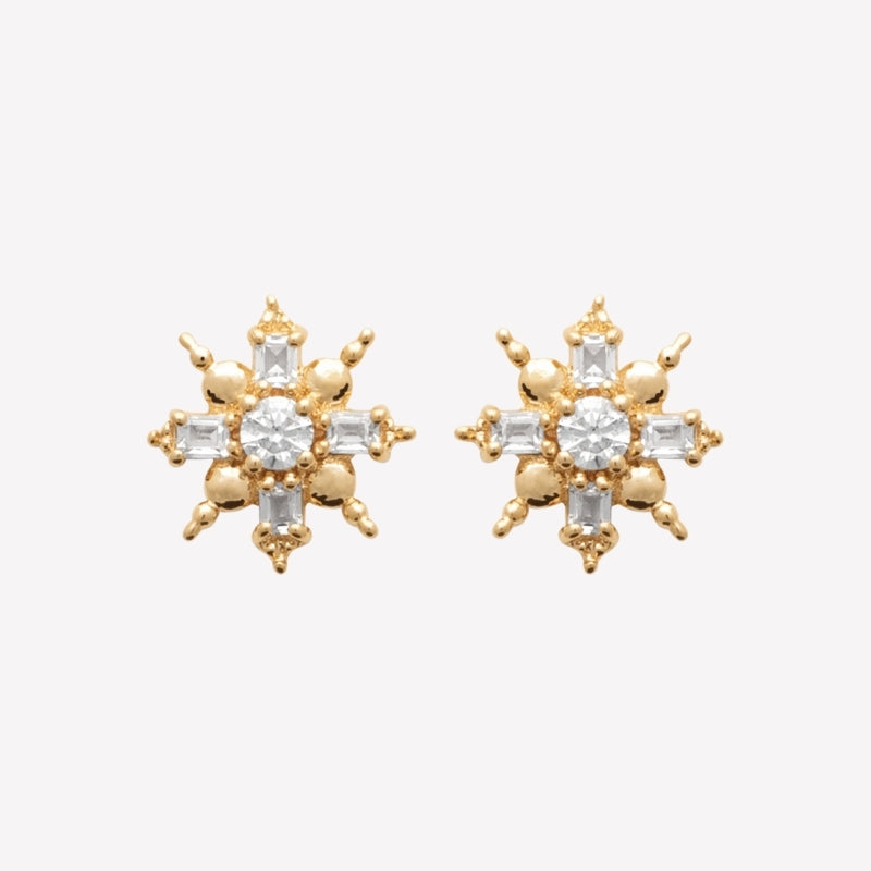 Smeraldo Ohrstecker Ohrringe Ohrstecker Felicia gold