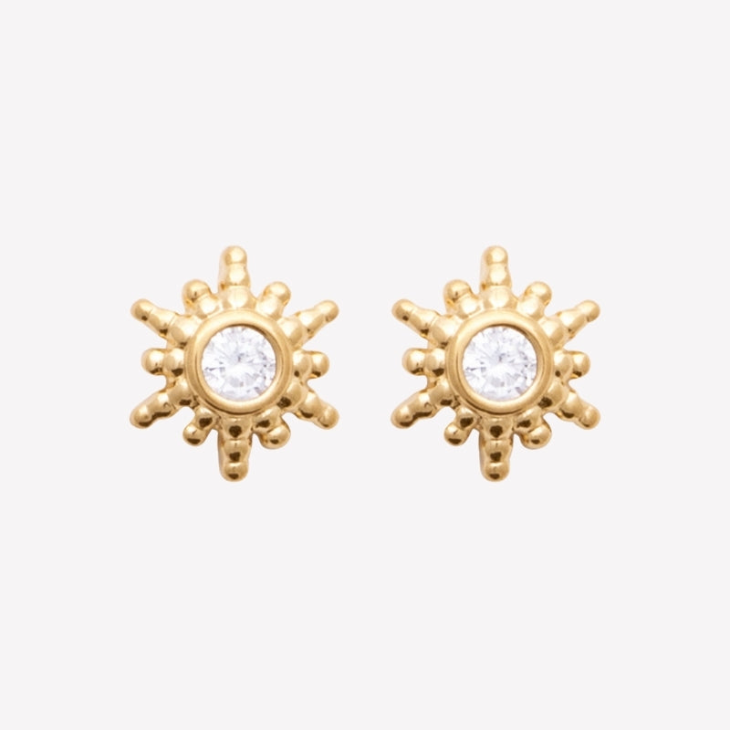 Smeraldo Ohrstecker Ohrringe Ohrstecker Ferrara gold