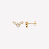 Smeraldo Ohrstecker Ohrringe Ohrstecker Lilliana gold