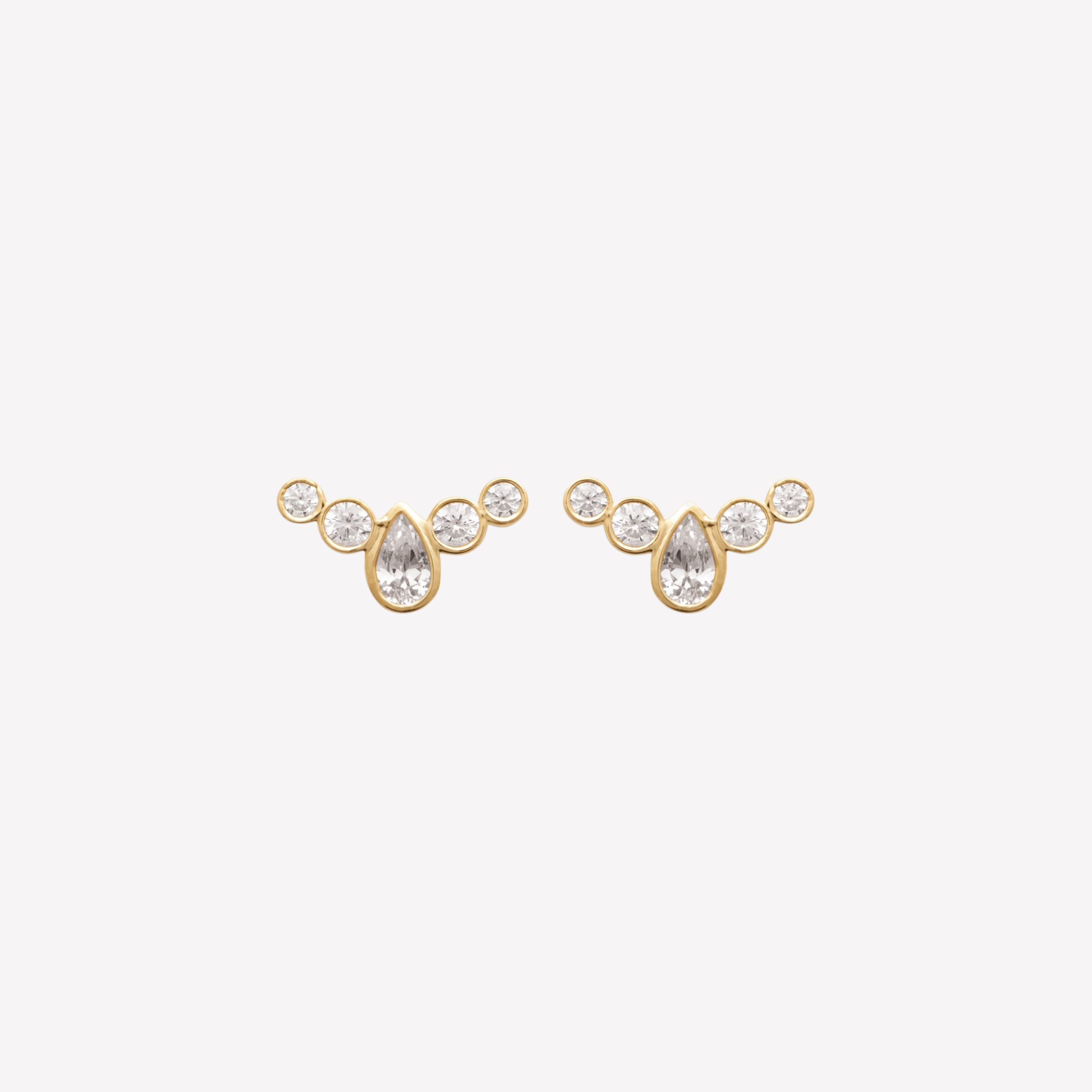 Smeraldo Ohrstecker Ohrringe Ohrstecker Lilliana gold