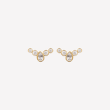 Smeraldo Ohrstecker Ohrringe Ohrstecker Lilliana gold