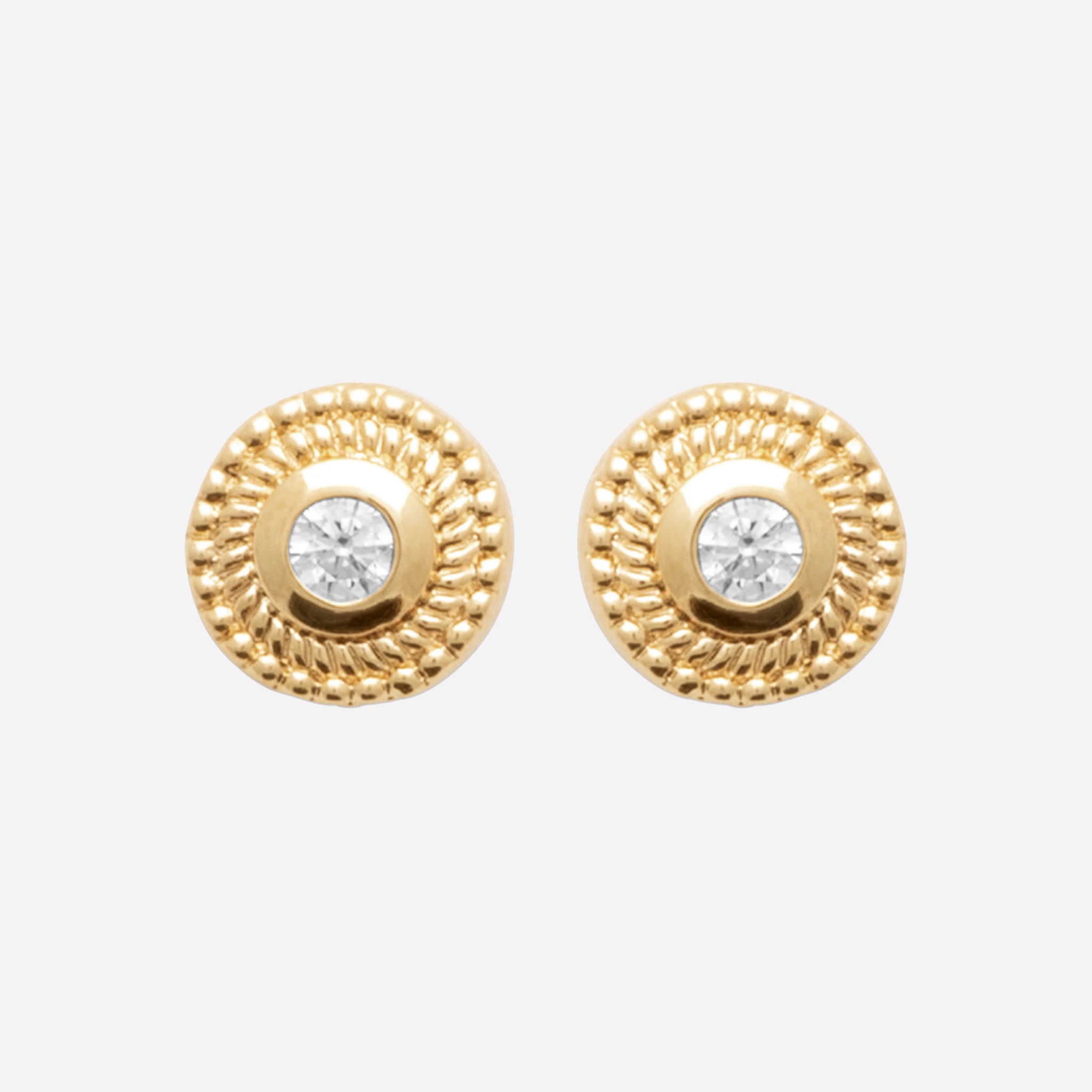 Smeraldo Ohrstecker Ohrringe Ohrstecker Paola gold