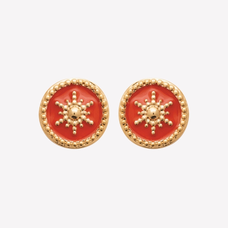 Smeraldo Ohrstecker Ohrringe Ohrstecker Sole gold rot