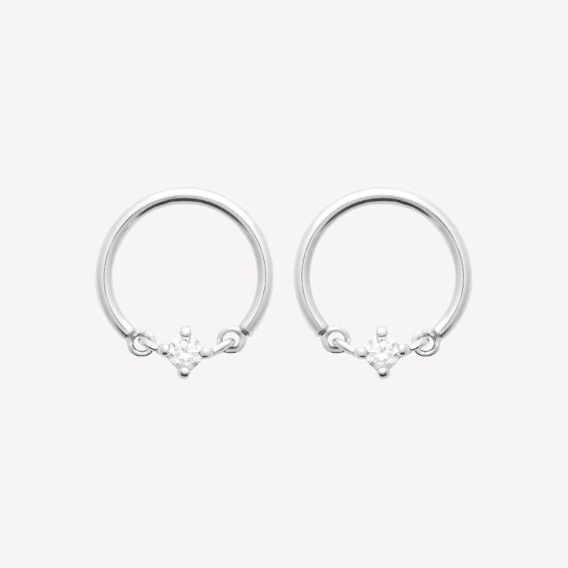 Smeraldo Ohrstecker Ohrringe Ohrringe Silvana silber