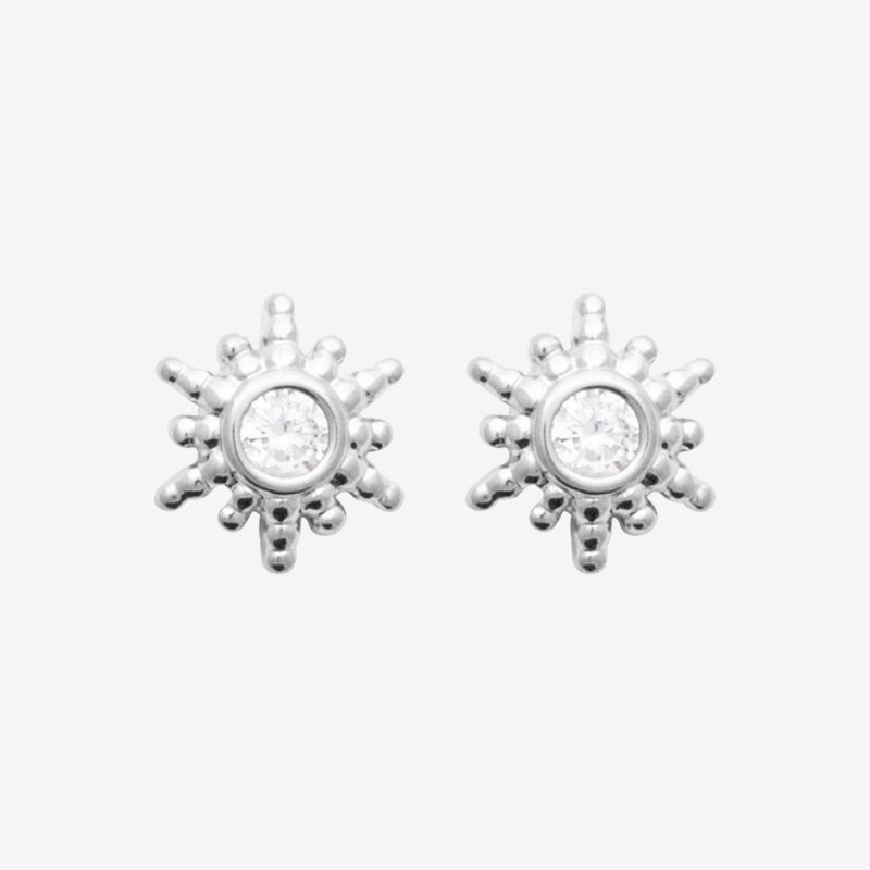 Smeraldo Ohrstecker Ohrringe Ohrstecker Ferrara silber