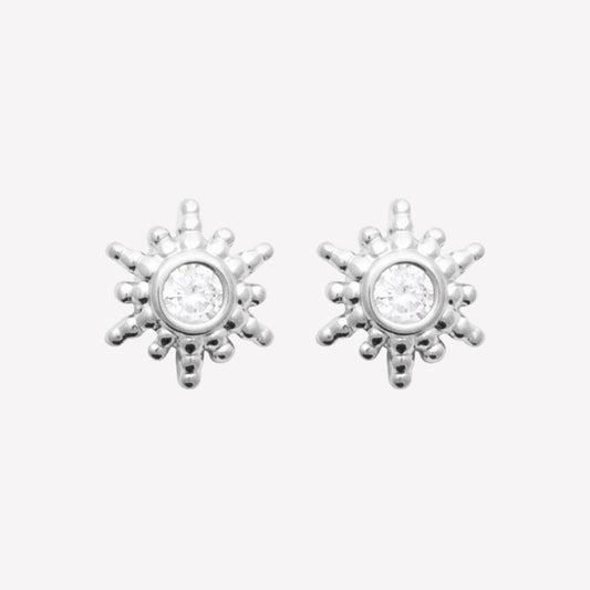 Smeraldo Ohrstecker Ohrringe Ohrstecker Ferrara silber