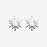 Smeraldo Ohrstecker Ohrringe Ohrstecker Ferrara silber