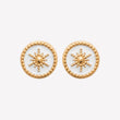 Smeraldo Ohrstecker Ohrringe Ohrstecker Sole gold weiß