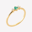 Smeraldo Ringe Ring Carolina gold gold