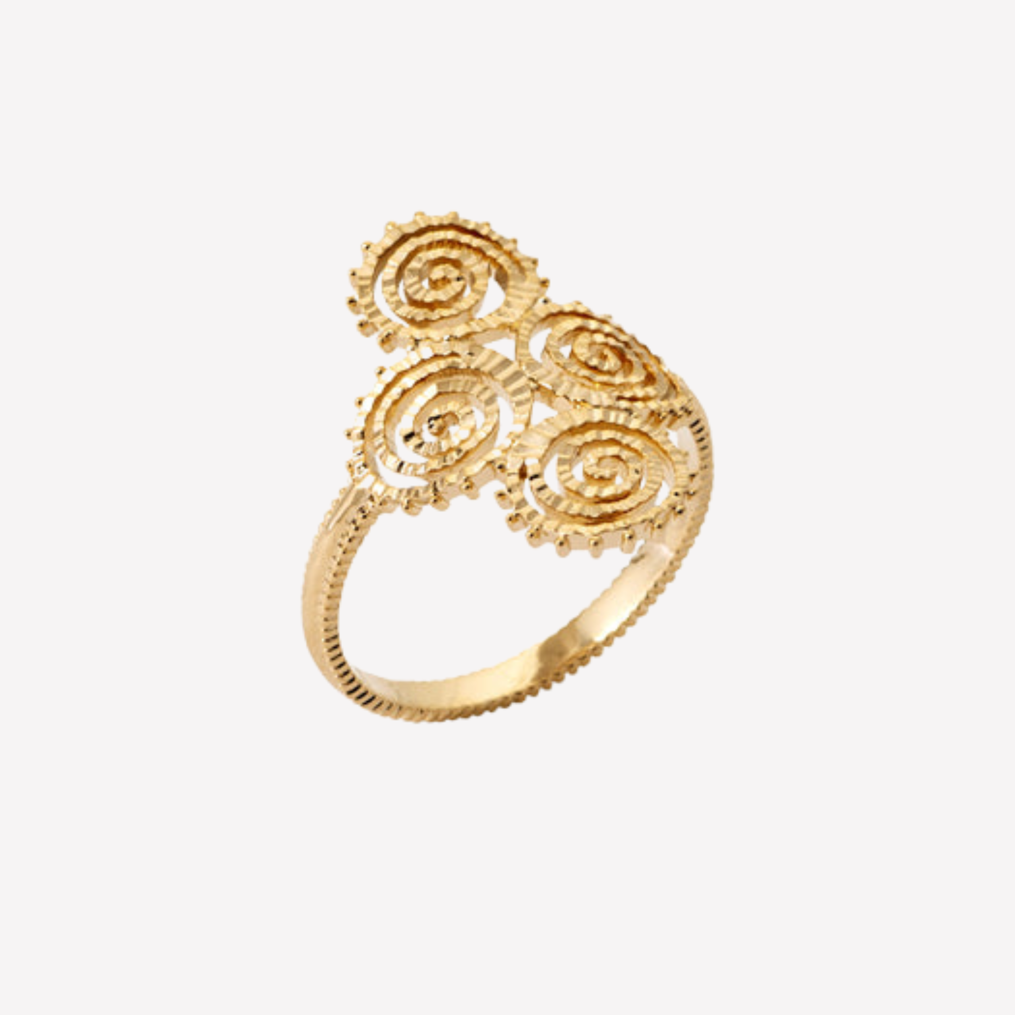 Smeraldo Ringe Ring Bergamo gold
