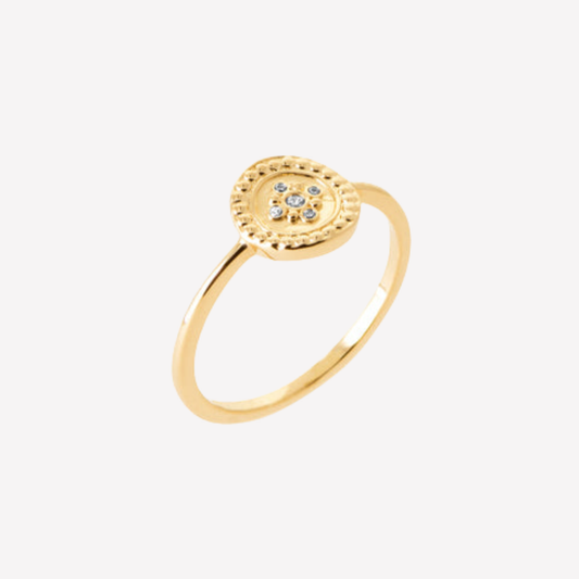 Smeraldo Ringe Ring Favignana gold