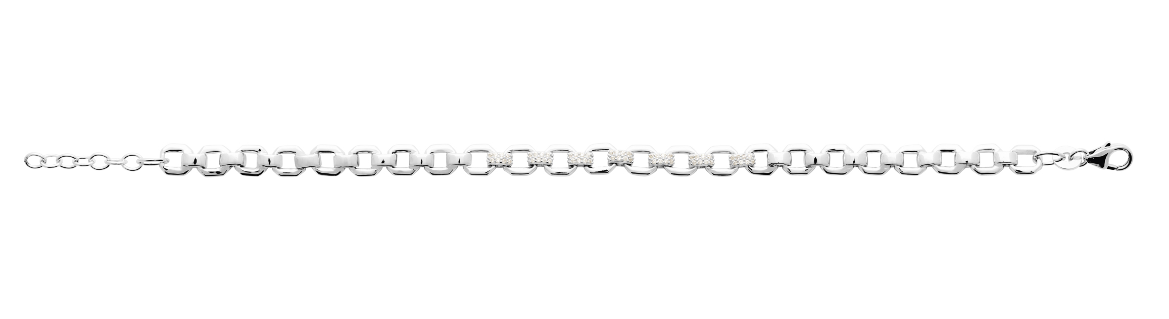 Smeraldo Armbänder Armkette Pantaleo silber
