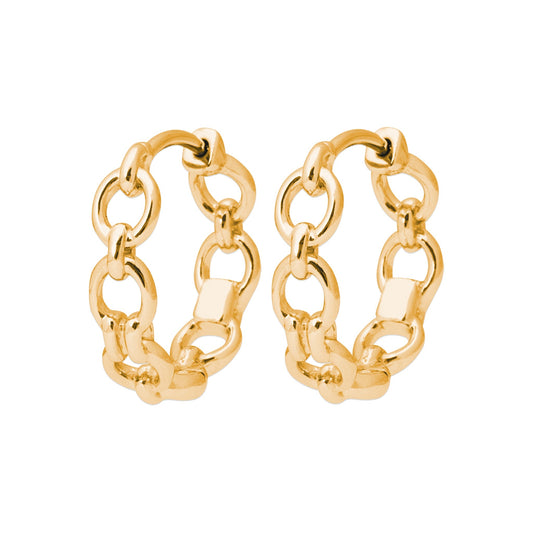 Smeraldo Kreolen Ohrringe Kreole Mia gold